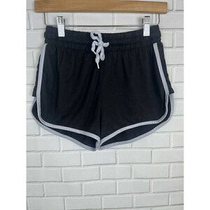 Orange Kiss Black White Fitness Training‎ Lounge Shorts Women's Juniors small